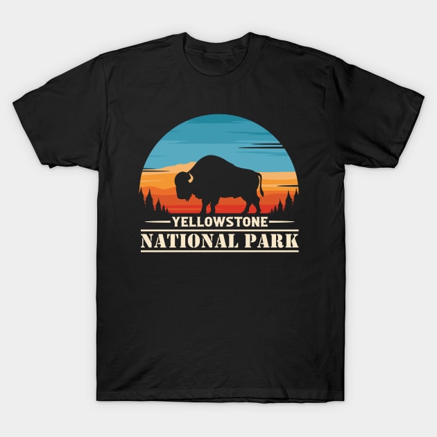 Yellowstone National Park T-Shirt by kangaroo Studio